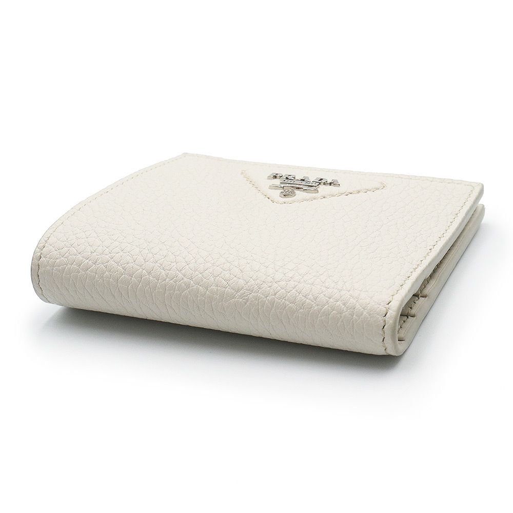 プラダ トライアングル 三角ロゴ 二つ折り財布 ヴィテッロ ダイノ  