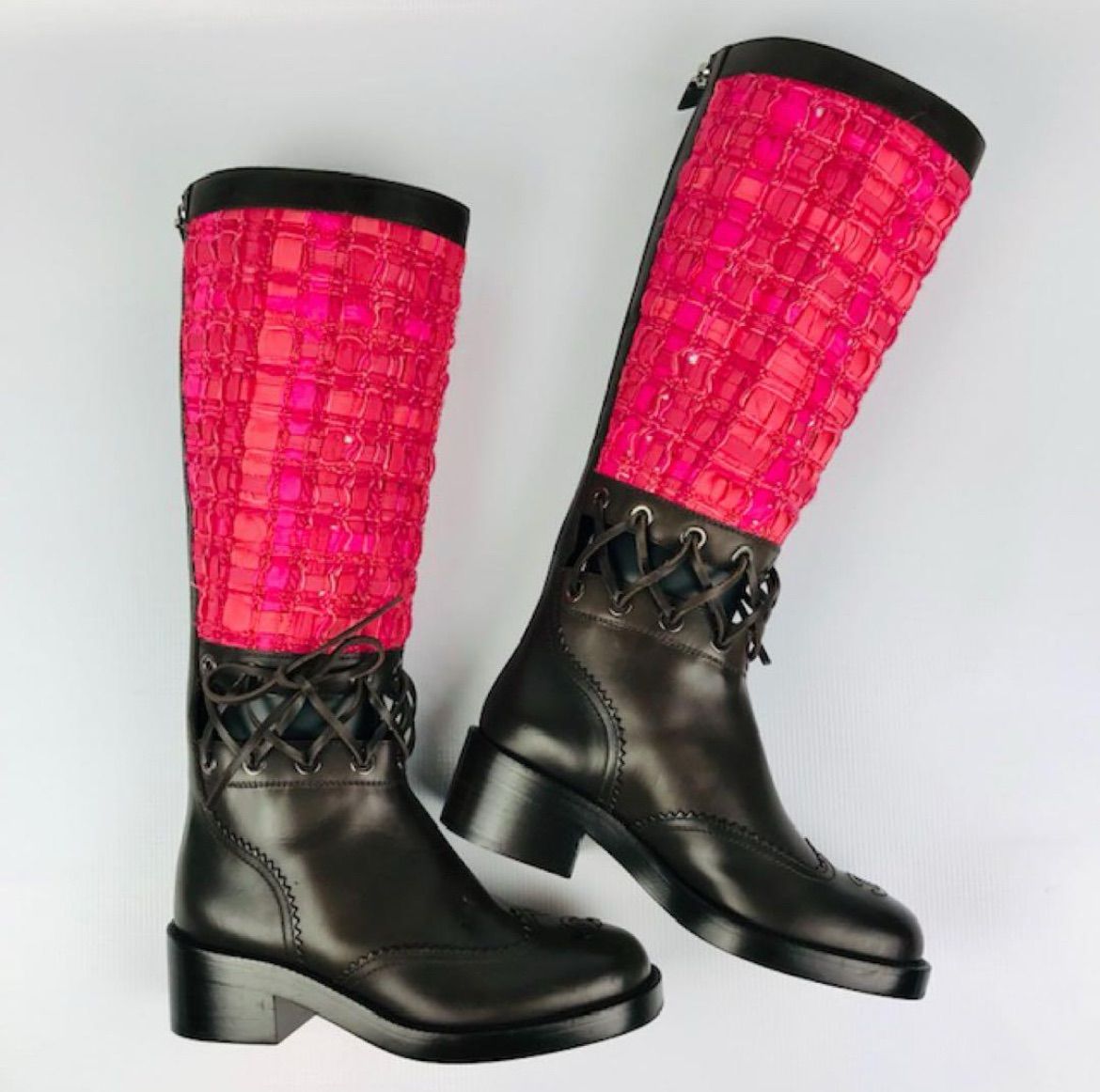 ココマーク刺繍 ツイード