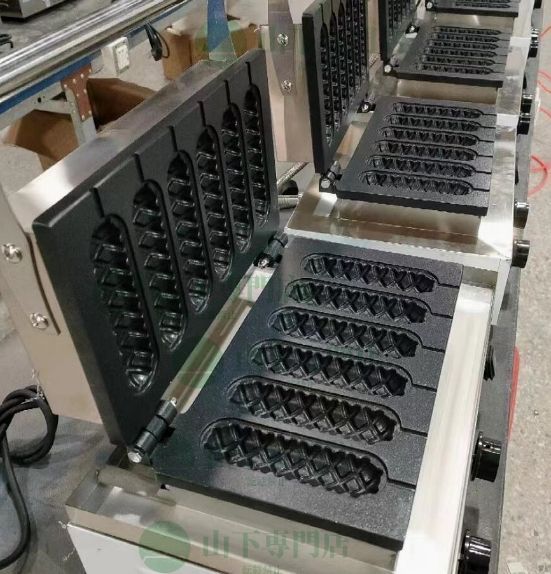 電気 ワッフルベーカー ワッフル メーカー 焼成取数4個 単相 100V 厨房