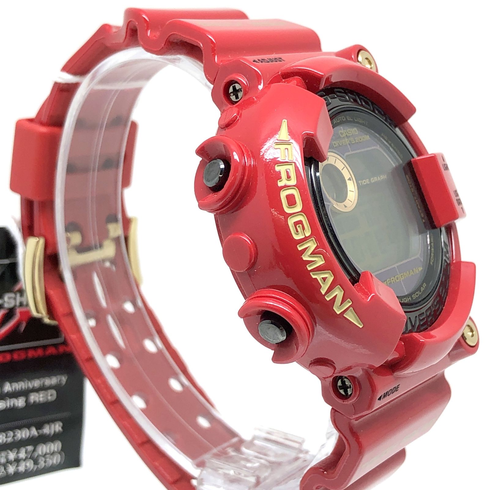 G-SHOCK GF-8230A ライジングレッド フロッグマン ベルト ベゼル 30