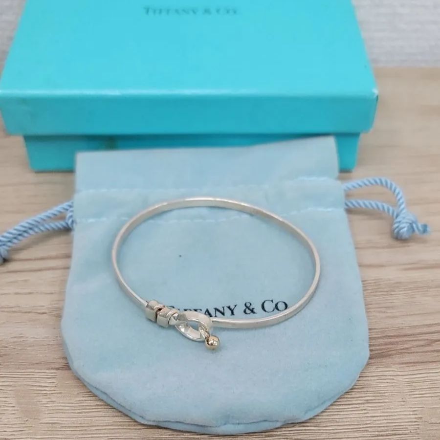 Tiffany&Co. ティファニー フック＆アイ バングル ブレスレット 楽天