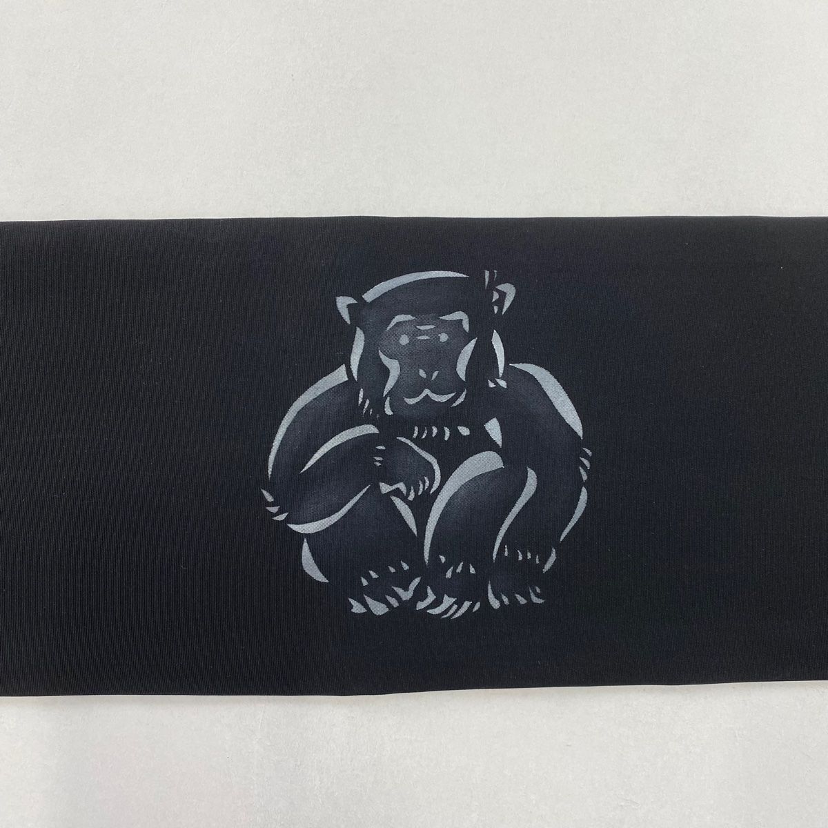名古屋帯 逸品 猿 黒 正絹 【中古】 - メルカリ