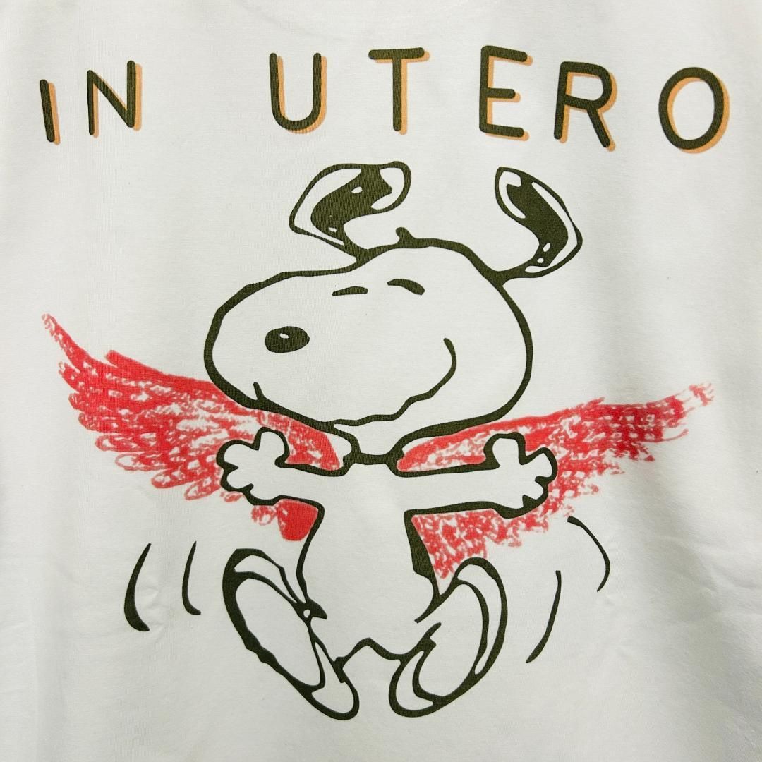 NIRVANA SNOOPY Tシャツ ニルヴァーナ スヌーピー ヴィンテージ unisex Nirvana x Snoopy joint vintage stylePrint T-Shirt