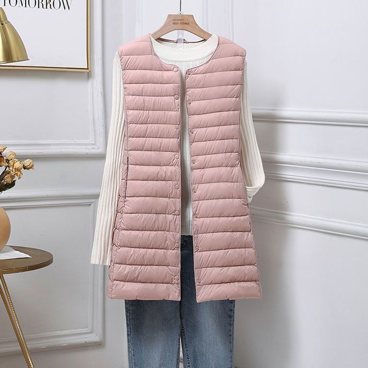 全9色 インナーダウンベスト レディース ベスト ノースリーブ あったか アウトドア ダウンベスト 40代 軽量 ロングベスト ミドル丈 無地 通勤 通学 40代 おしゃれ 防寒 通勤 アウター 秋冬 wunib1566 NEXPOTALLINN_EU