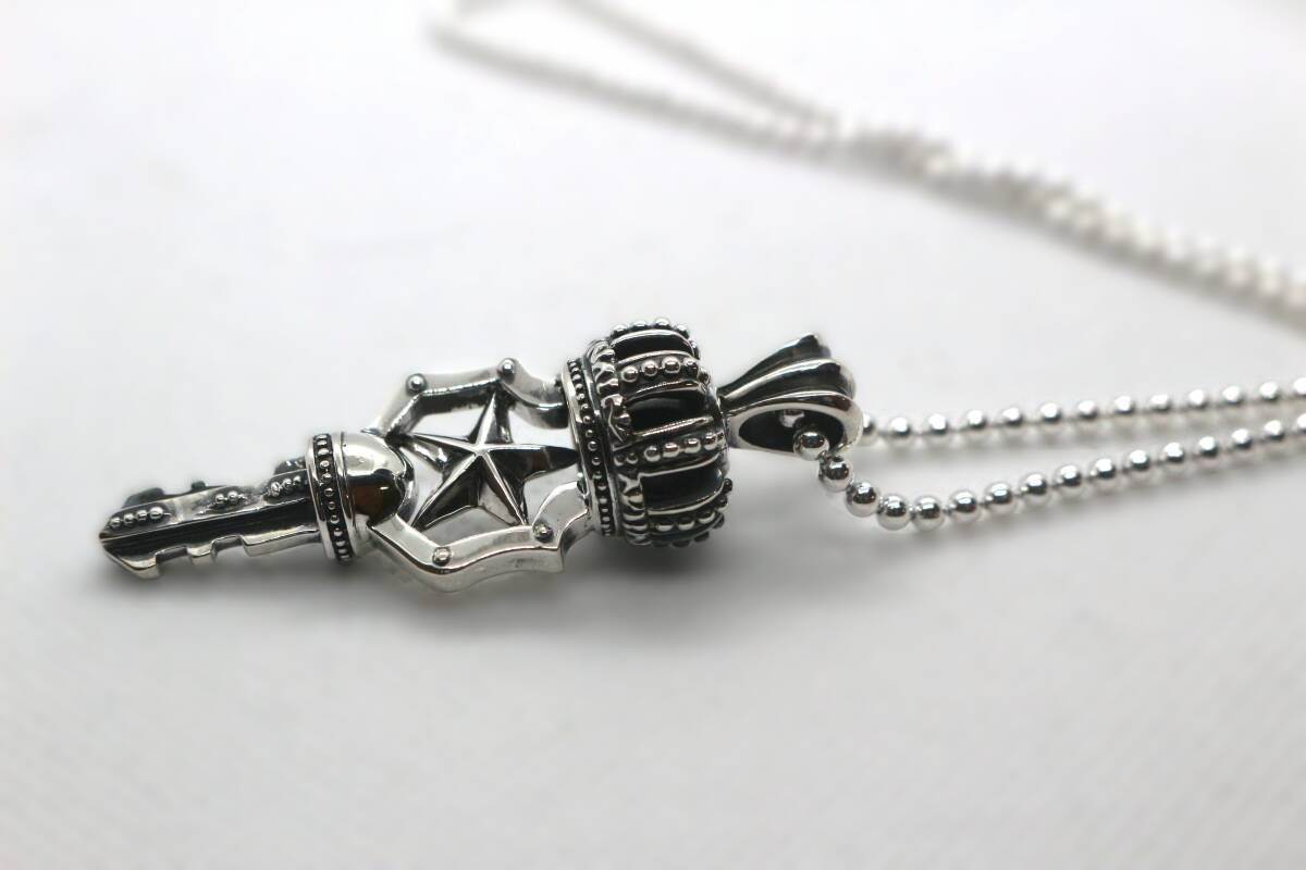 き SAINTS シルバー ネックレス 刻印入り