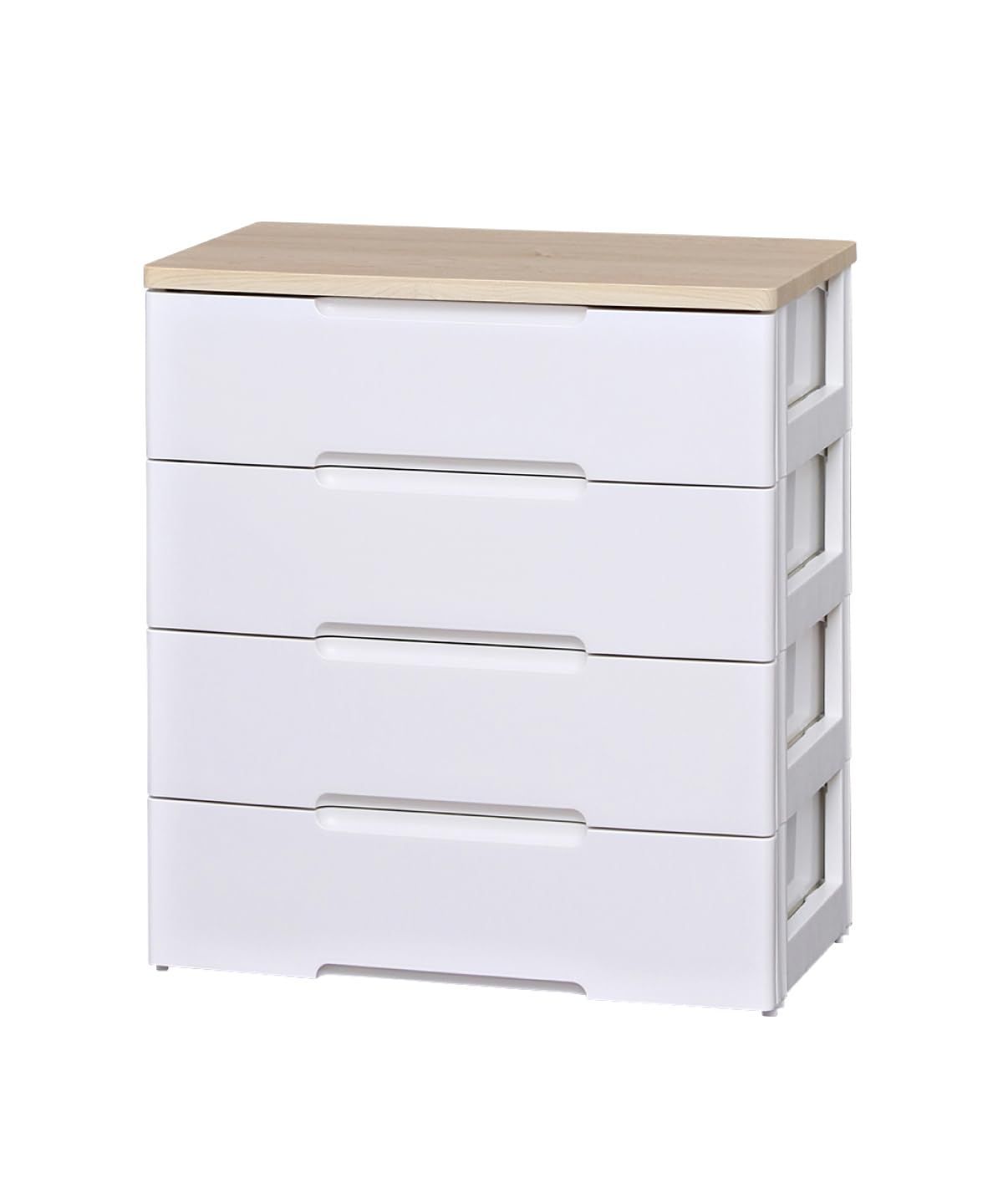 訳あり格安】山善 ウッドシェルフ5段 キャスター付き MWS-16845