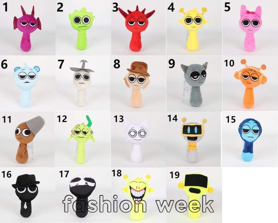 Sprunki incredibox スプランキー ぬいぐるみ 10点セット まとめ