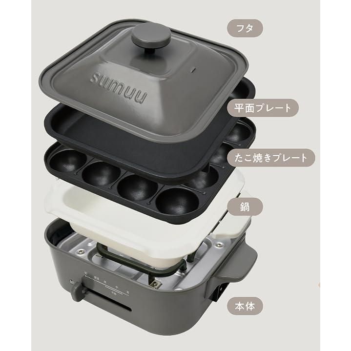 1〜3人用 着脱式ホットプレート