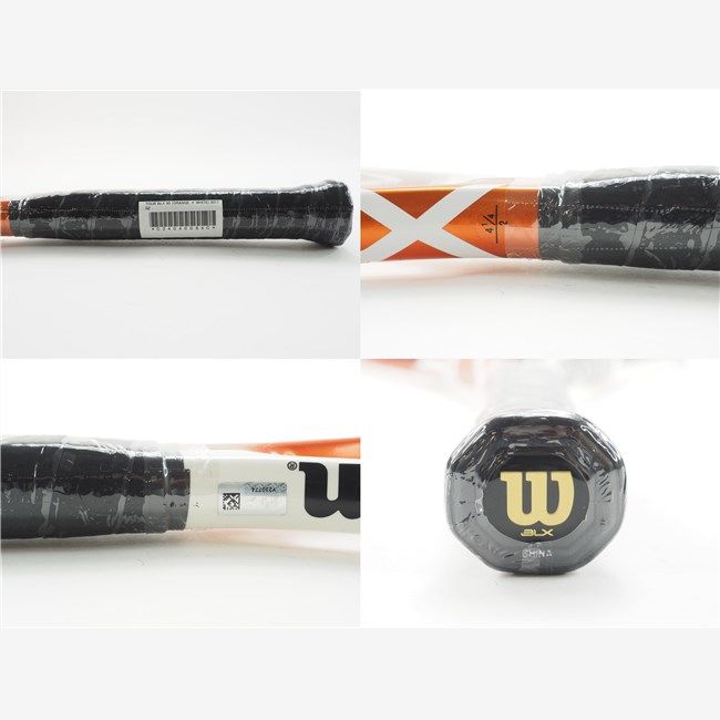 wilson - 中古 テニスラケット ウィルソン ツアー BLX 95 オレンジ×ホワイト 2011年モデル (G3)WILSON TOUR BLX 95 (ORANGE × WHITE) 2011 中古 テニスラケット ウィルソン ツアー BLX 95 オレンジ