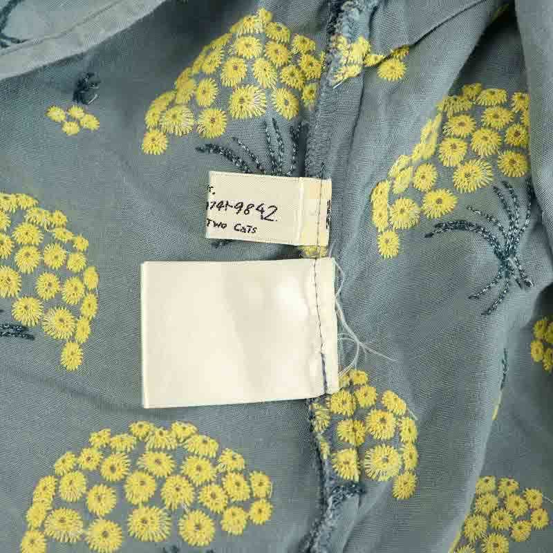 サリースコット Sally Scott フラワー刺繍プルオーバーブラウス