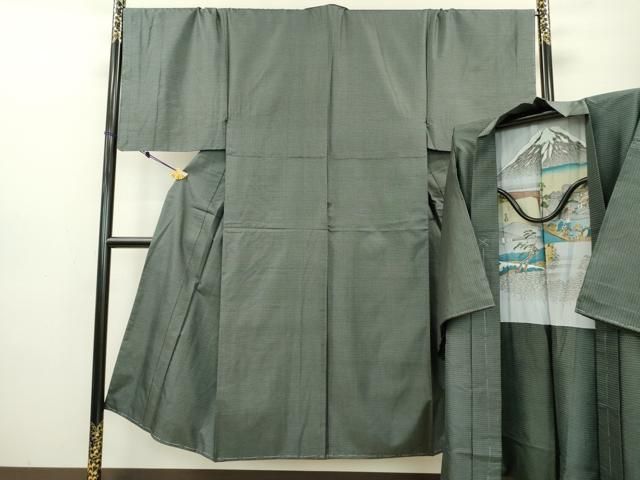 平和屋着物男性　本場大島紬　アンサンブル　100亀甲　総詰め　正絹　逸品　未使用　DAAM2301fe