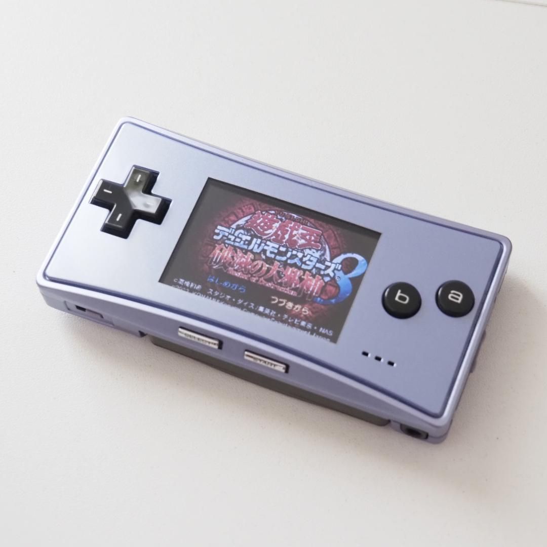 任天堂 ゲームボーイミクロ 本体 GB GBA アドバンス ブルー ニンテンドー
