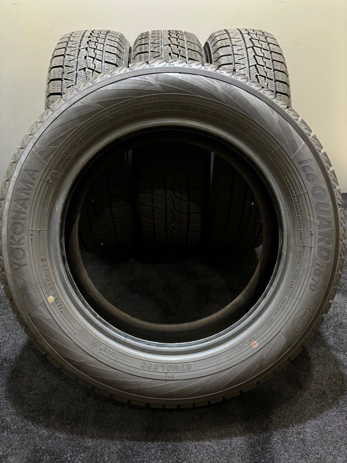 ☆175/65R15 YOKOHAMA/ice GUARD iG70 22年製 スタッドレス 4本