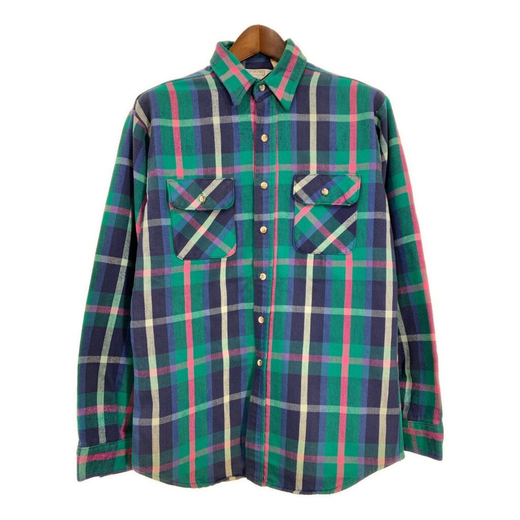 80年代 USA製 FIVE BROTHER ファイブブラザー ヘビーネルシャツ