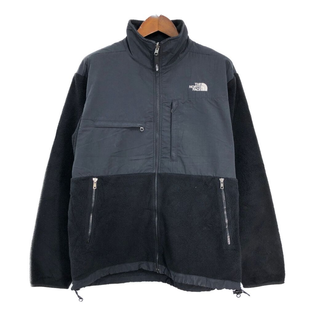THE NORTH FACE ノースフェイス Denali デナリ フリースジャケット アウトドア ブラック メンズ L 古着 U1461