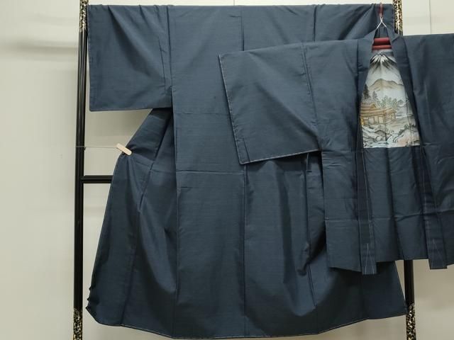 平和屋着物●男性 本場大島紬 アンサンブル 吉祥文 正絹 CAAS0280th