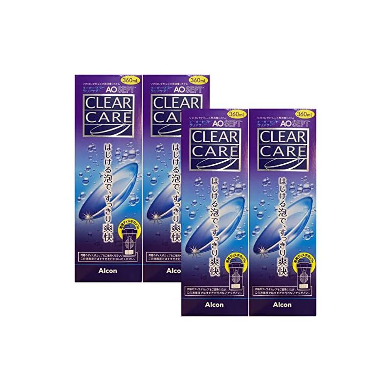 チバビジョン AOセプトクリアケア360ml×4本セット 1
