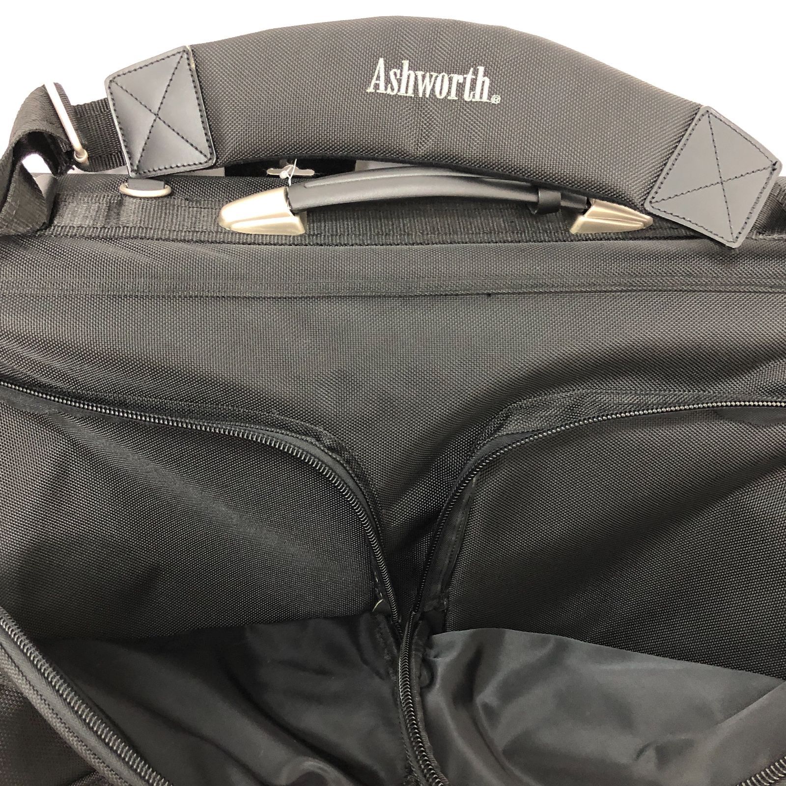  Ashworth ガーメントバッグ 旅行用バッグ ブラック SGAW 10-8163 ガーメントバッグ 旅行かばん 小分けバッグ