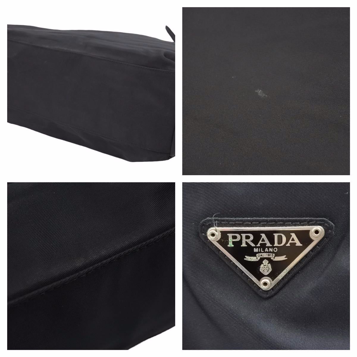 PRADA プラダ トートバッグ ハンドバッグ ナイロンバッグ 三角プレート