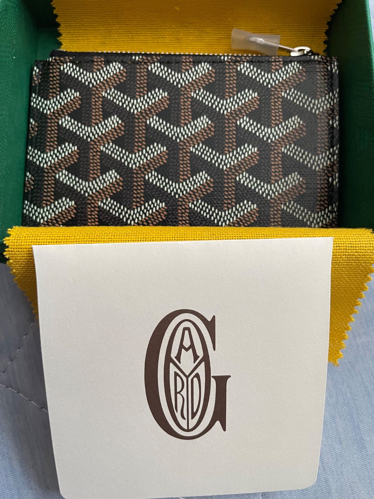 大人気！＜GOYARD＞ブルボン ジップ付きカードホルダー - メルカリ