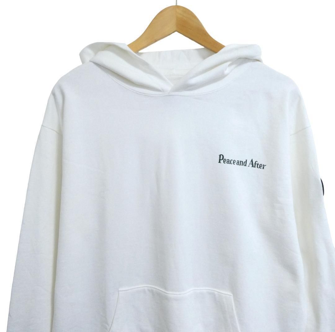 美品 PEACE AND AFTER ピースアンドアフター 東信 コラボ パーカー 