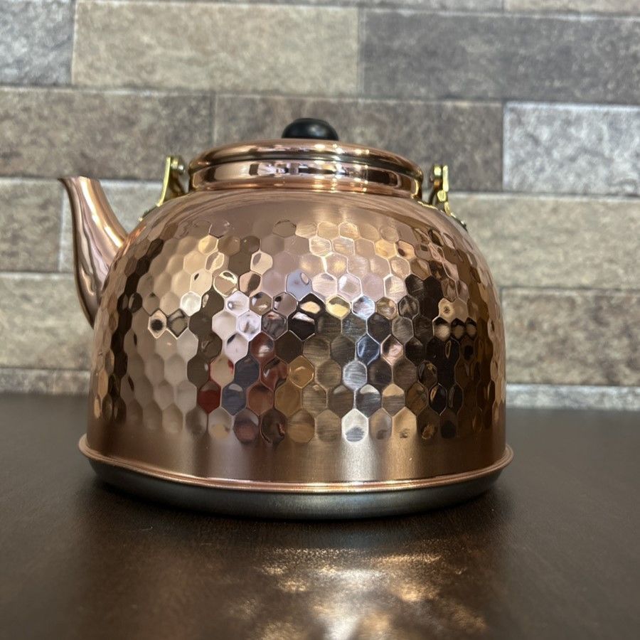 新光金属 純銅 ブロンズ仕上げ ケトル