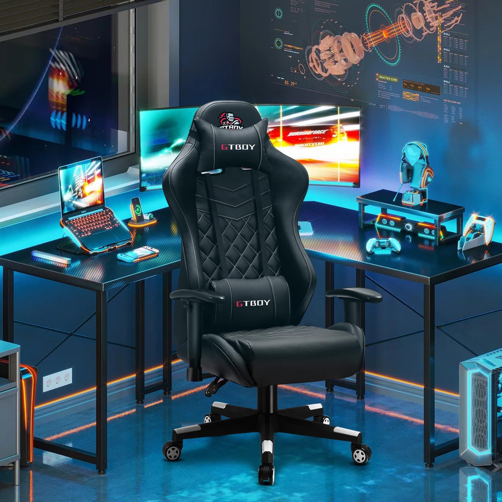 無段階リクライニング 人間工学