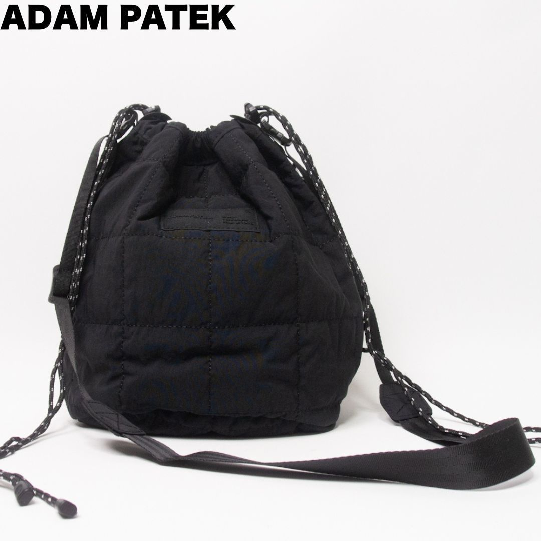 ADAM PATEK アダムパテック スクエアキルト 巾着ショルダー