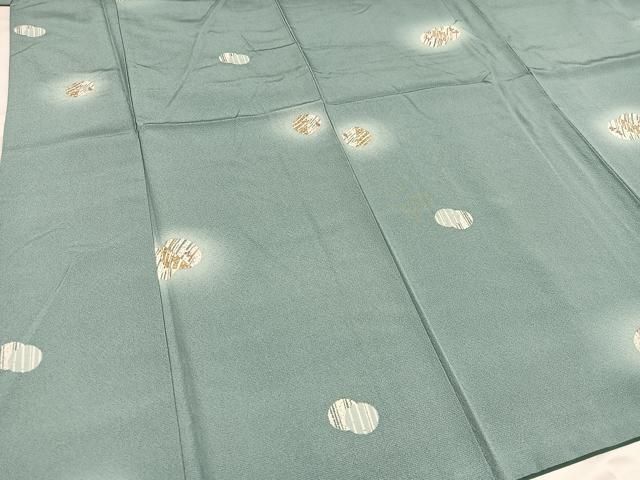 平和屋着物○上質な小紋 型染め 丸文 蛍暈し 正絹 逸品 AABB3679ph