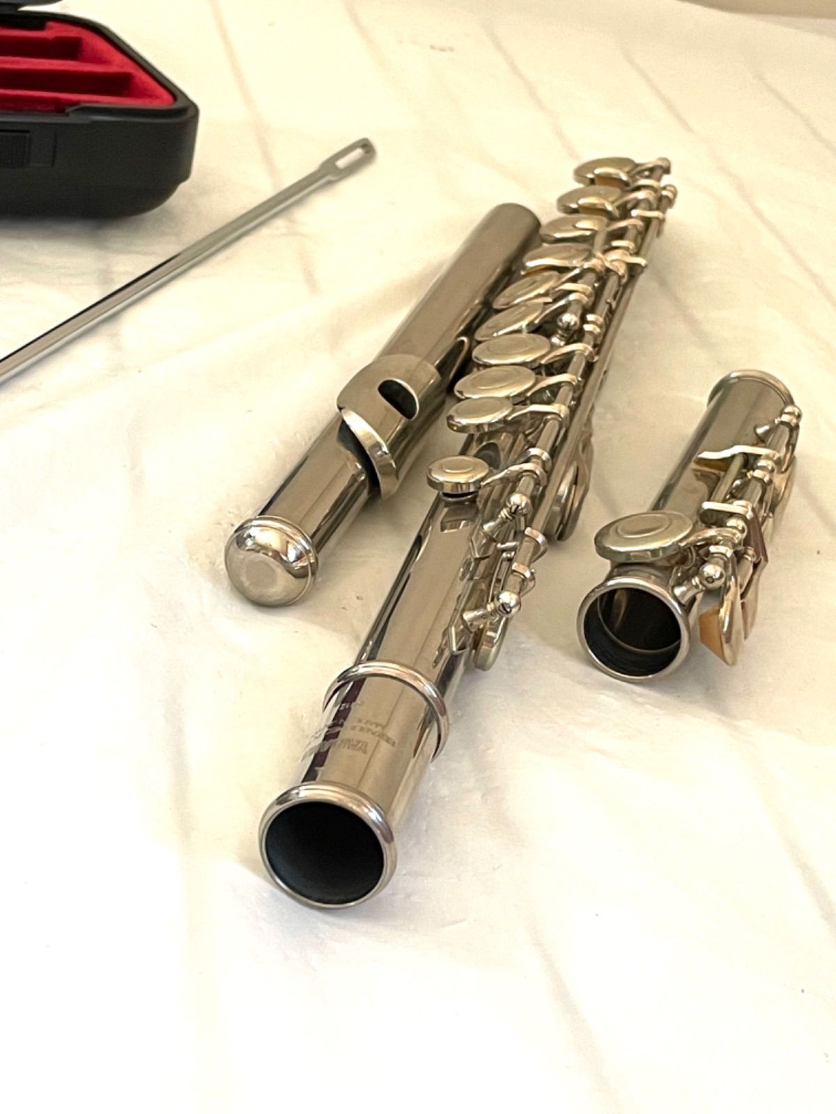 YAMAHA YFL-211Il ヤマハ フルート 管楽器 ケース 袋付き 現状品