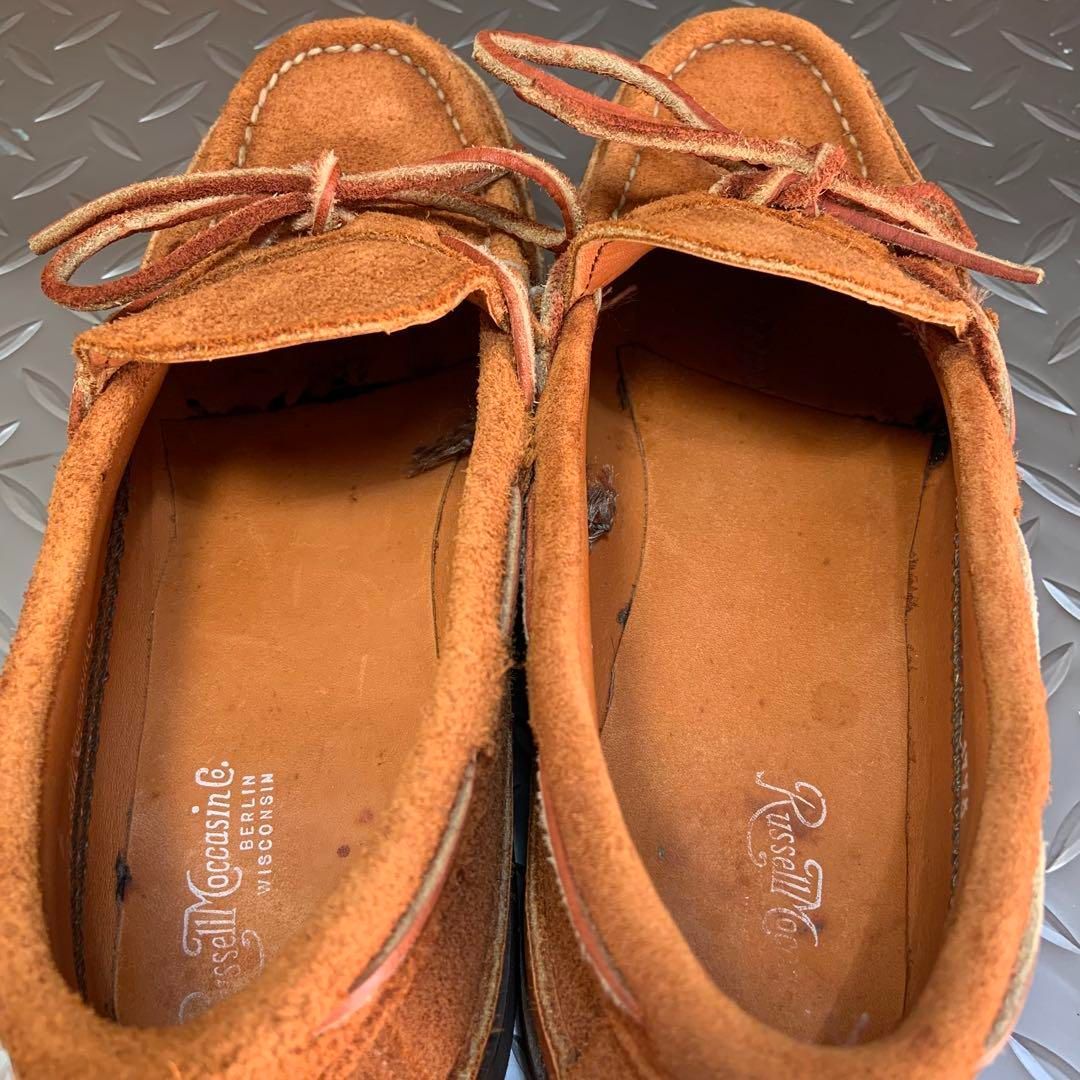 ☆ラッセルモカシン デッキシューズ US5E (24A30) Russell