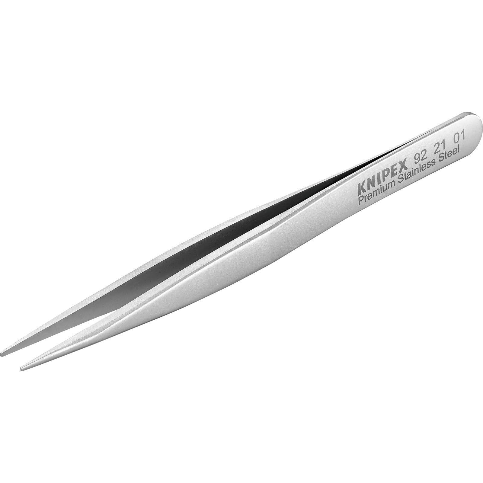 クニペックス KNIPEX 精密ピンセット チップ幅0.50×0.90 全長120mm 9221-01