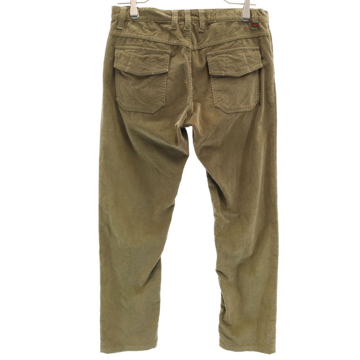 GUCCI グッチ イタリア製 short skinny コーデュロイパンツ 44 カーキ 