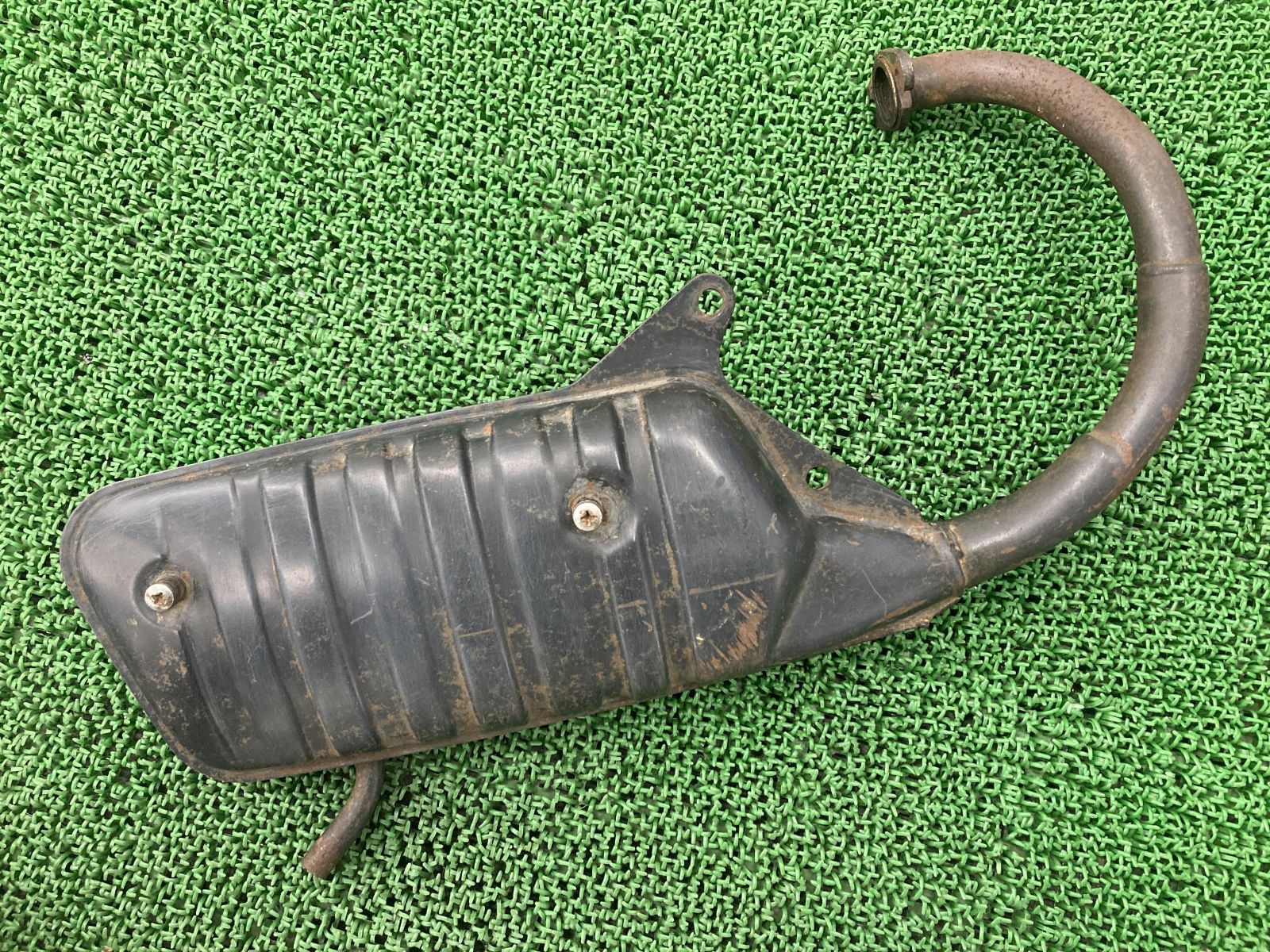 ペリカンジョグ マフラー ヤマハ 純正 中古 バイク 部品 27V 当時物