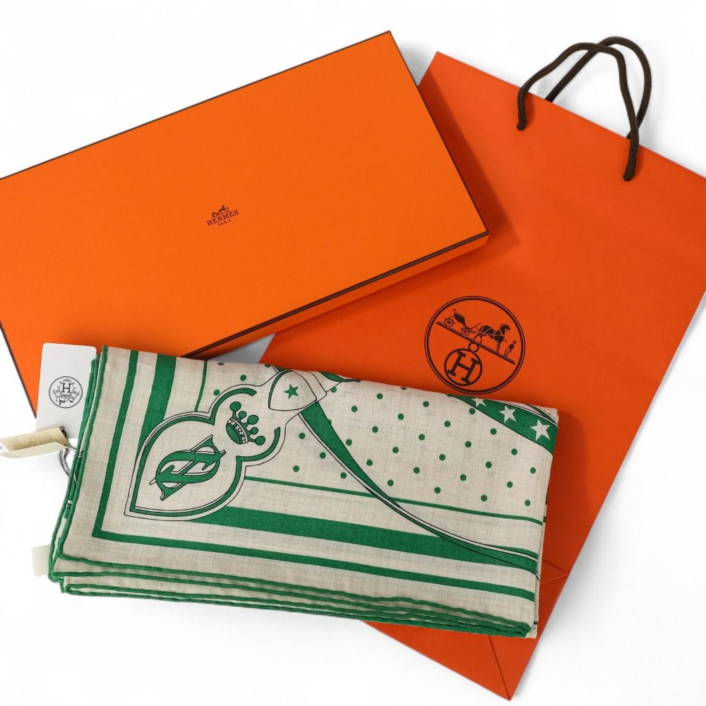 未使用 23SS HERMES エルメス カレジェアン カレ140 LA PROMENADE DU 