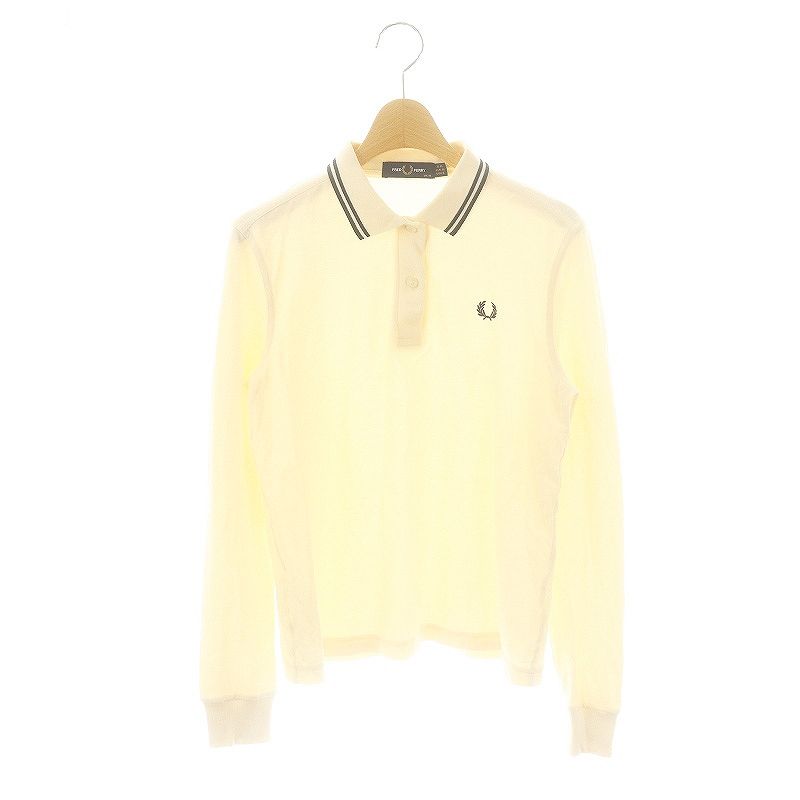フレッドペリー FRED PERRY ポロシャツ 長袖 ロゴ 刺繍 コットン