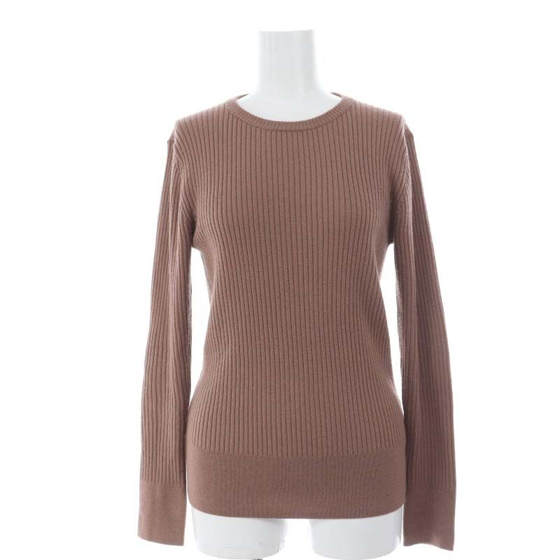 イエナ IENA 22AW エクストラファインメリノリブ クルーネックプル