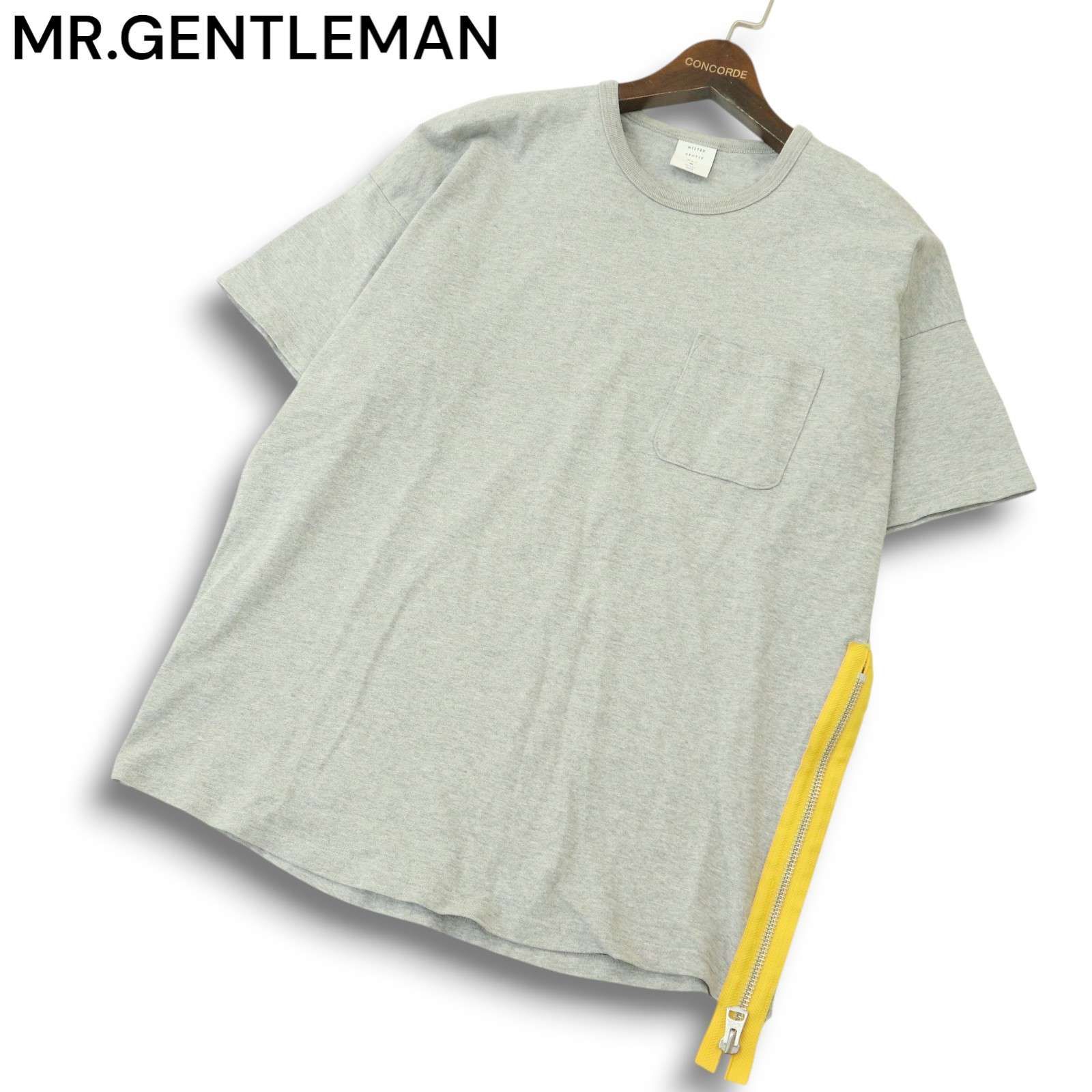 MR.GENTLEMAN ミスタージェントルマン 春夏 サイドジップ☆ 半袖 
