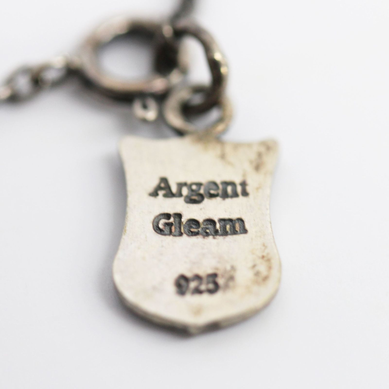 新品 ARGENT GLEAM ツートップネックレス AN-221 シルバー925