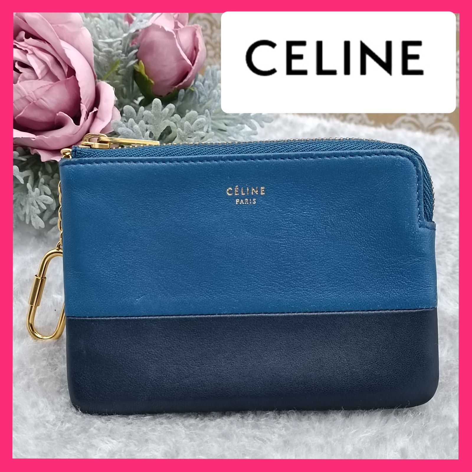 CELINE 》 セリーヌ コインケース キーリング フィービー期 フィービー