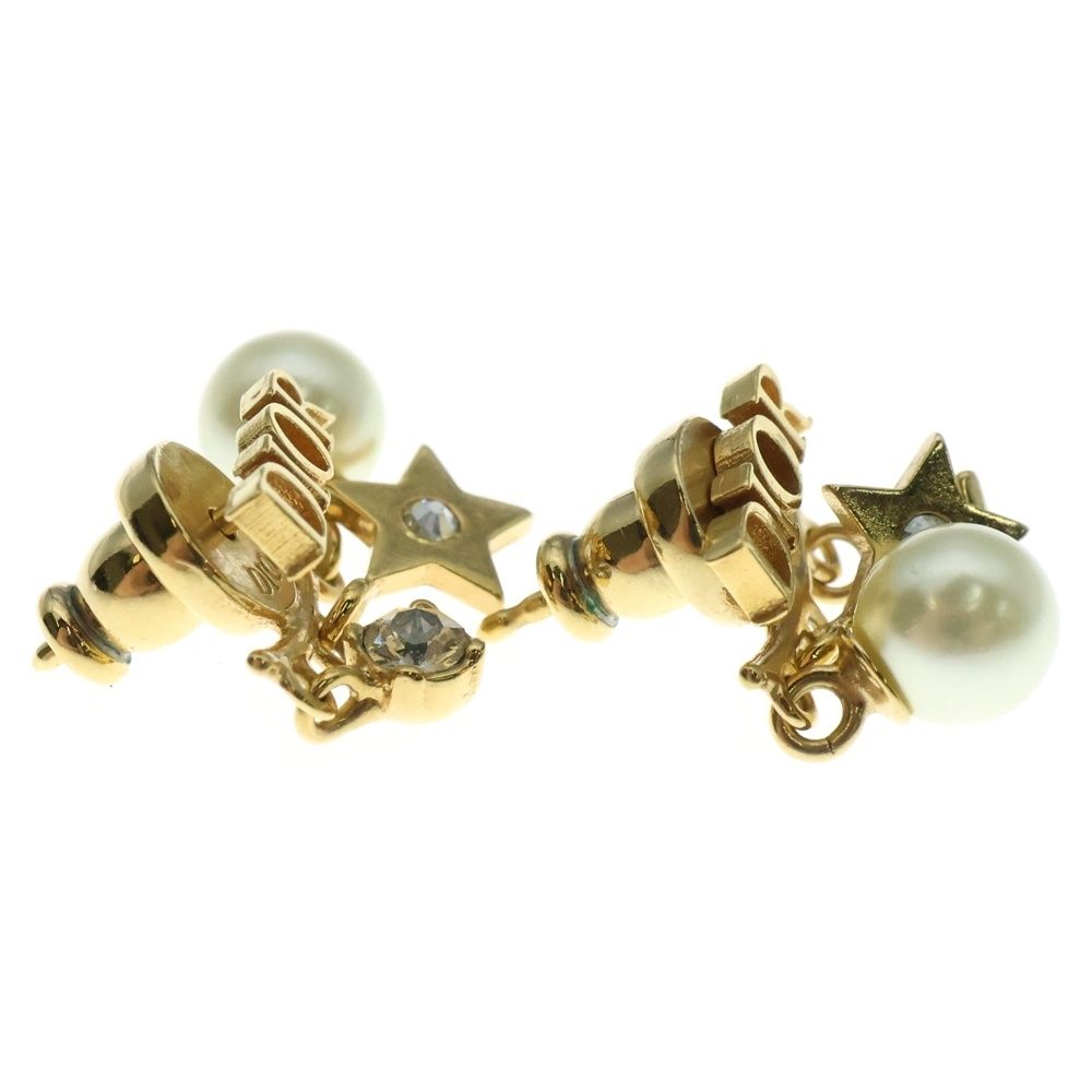 【新品通販】 Christian Dior クリスチャンディオール ディオール レボリューション スター パール ロゴピアス イヤーアクセサリー ゴールド