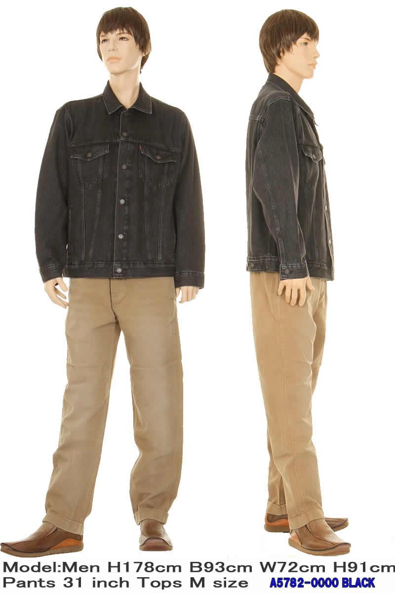 最終値下げ　Levi's Gジャン　BIGE ブラック　Lサイズ LEVI'S BIG-E PUREMIUM A5782-0000-0001 リーバイス ルーズ
