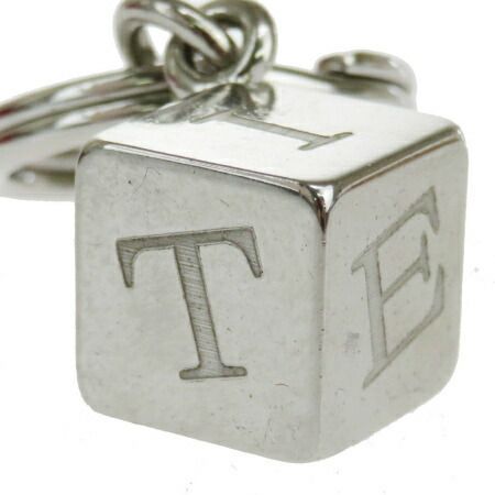 中古】 カルティエ Cartier バッグチャーム キーホルダー キューブ