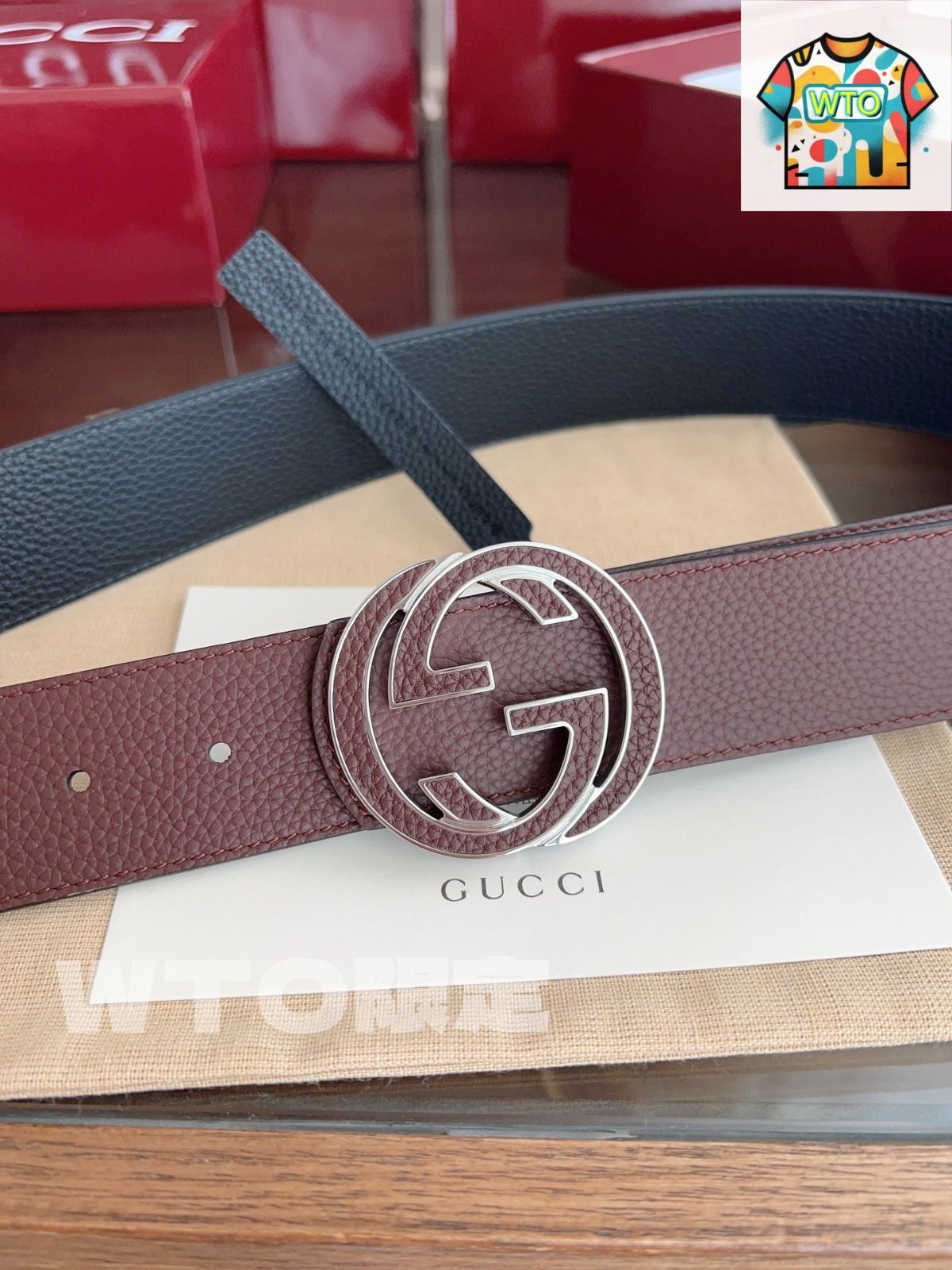 今日WTO】Gucci ダブル G ニューメンズベルト-1-CRL75 - メルカリ