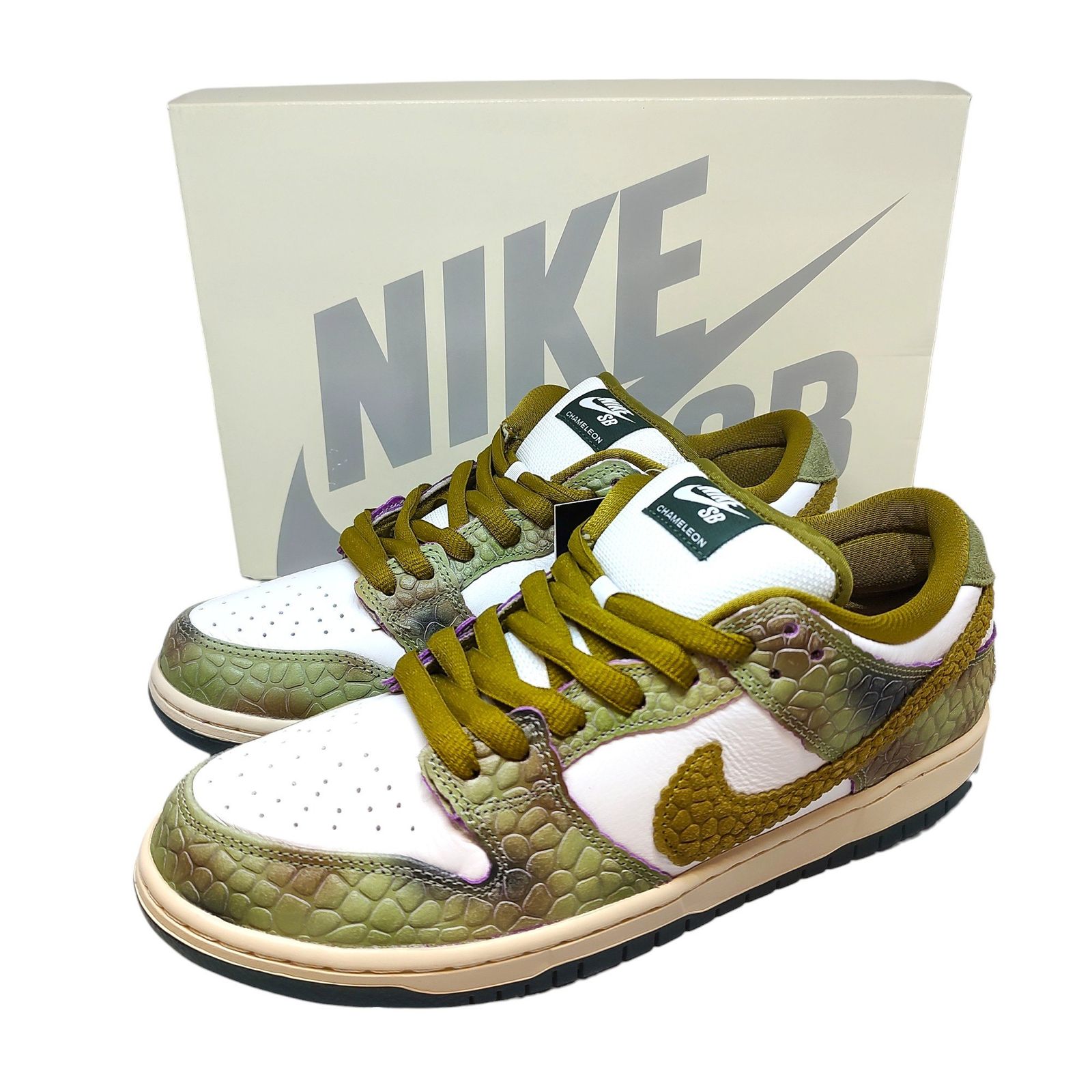 NIKE ナイキ SB×Alexis Sablone Dunk Low Pro White and Pacific Moss 