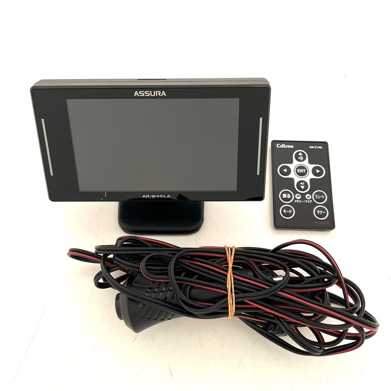 セルスターレーダー探知機、AR−W86 LA】【タッチパネル.リモコン】