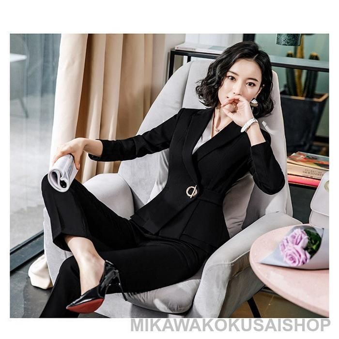 prisnoR ビジネススーツ パンツ スカート 3点スーツ 11号 L prisnoR ビジネススーツ パンツ スカート 3点スーツ 11号 L スーツ