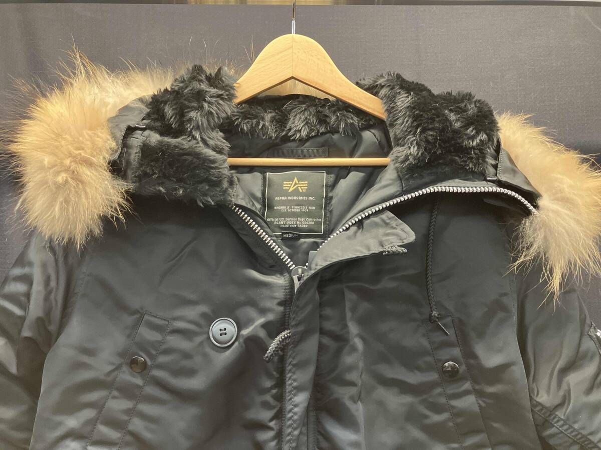 激レア 美品 ALPHA INDUSTRIES N-3B フライトジャケット M 激レア 美品 ALPHA INDUSTRIES N-3B フライトジャケット M超