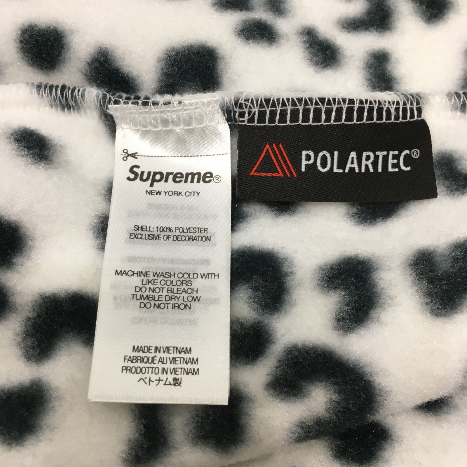 24AW Supreme Polartec Facemask Half Zip Hooded Sweatshirt 