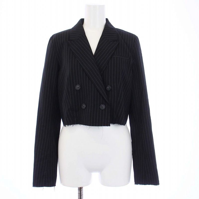 ★美品★ ameri vintage ジャケット　黒 アメリヴィンテージ Ameri VINTAGE 22AW SHORT JACKET SET UP